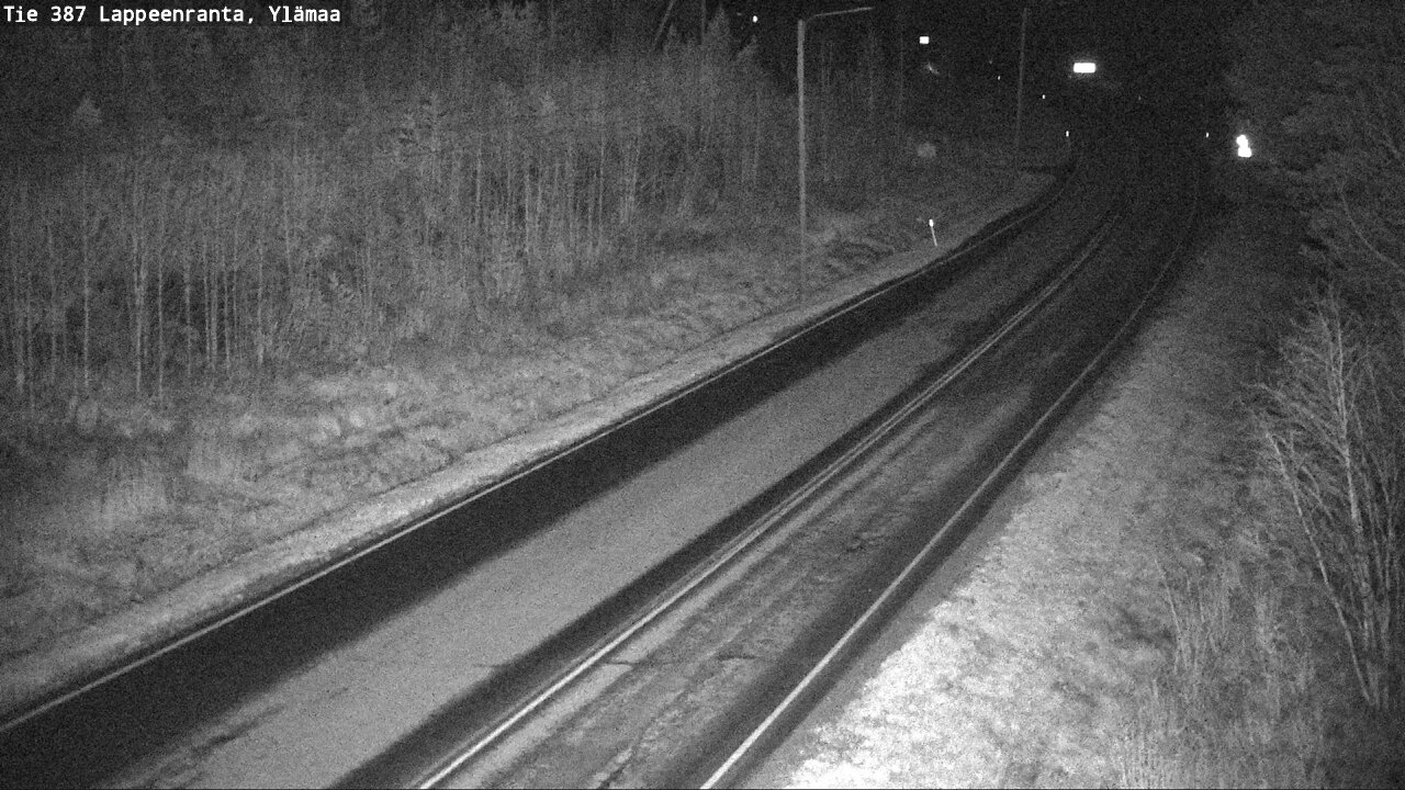 Weather Camera Image Väg 387 Villmarstrand, Ylämaa, Lappeenranta, Etelä-Karjala