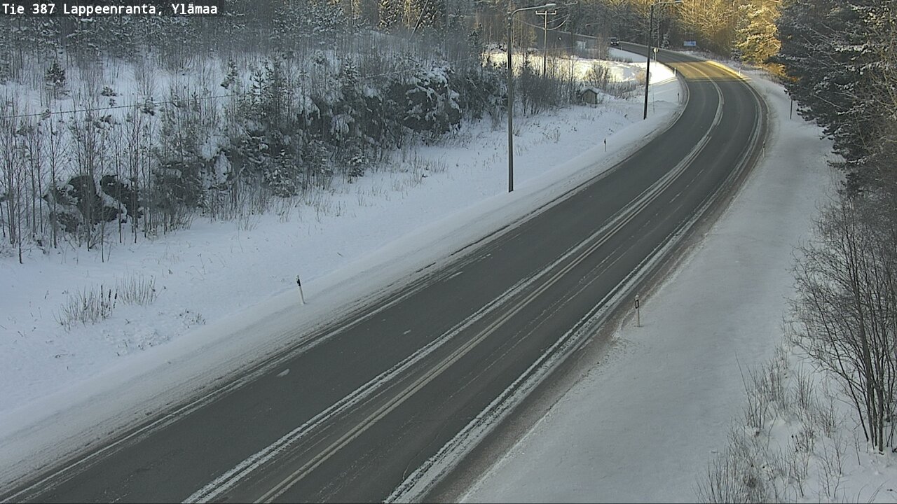 Weather Camera Image Road 387 Lappeenranta, Ylämaa, Lappeenranta, Etelä-Karjala