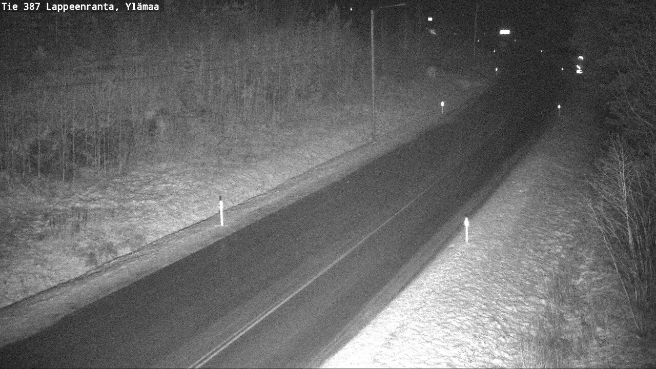 Weather Camera Image Väg 387 Villmarstrand, Ylämaa, Lappeenranta, Etelä-Karjala