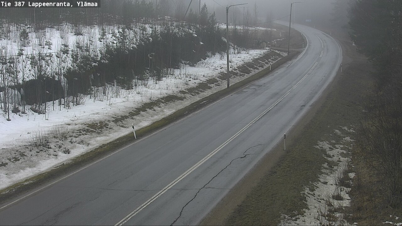 Weather Camera Image Road 387 Lappeenranta, Ylämaa, Lappeenranta, Etelä-Karjala