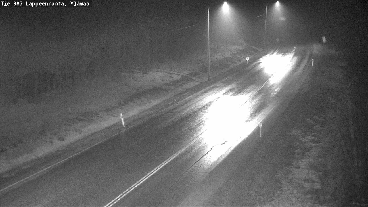 Weather Camera Image Road 387 Lappeenranta, Ylämaa, Lappeenranta, Etelä-Karjala