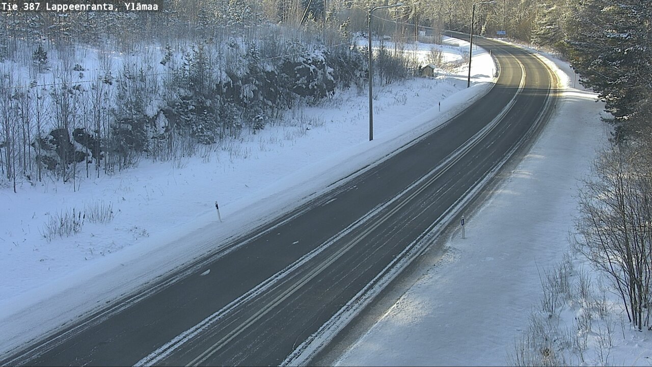Weather Camera Image Road 387 Lappeenranta, Ylämaa, Lappeenranta, Etelä-Karjala