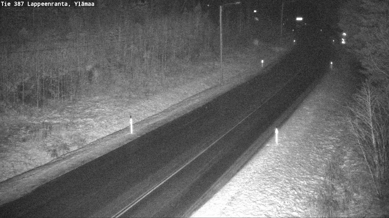 Weather Camera Image Väg 387 Villmarstrand, Ylämaa, Lappeenranta, Etelä-Karjala