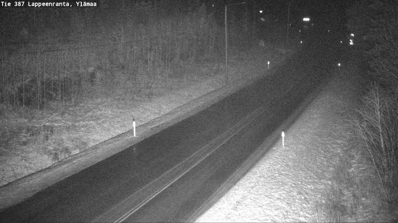 Weather Camera Image Väg 387 Villmarstrand, Ylämaa, Lappeenranta, Etelä-Karjala