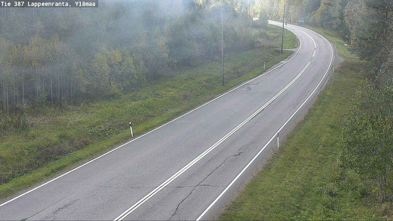 Weather Camera Image Road 387 Lappeenranta, Ylämaa, Lappeenranta, Etelä-Karjala