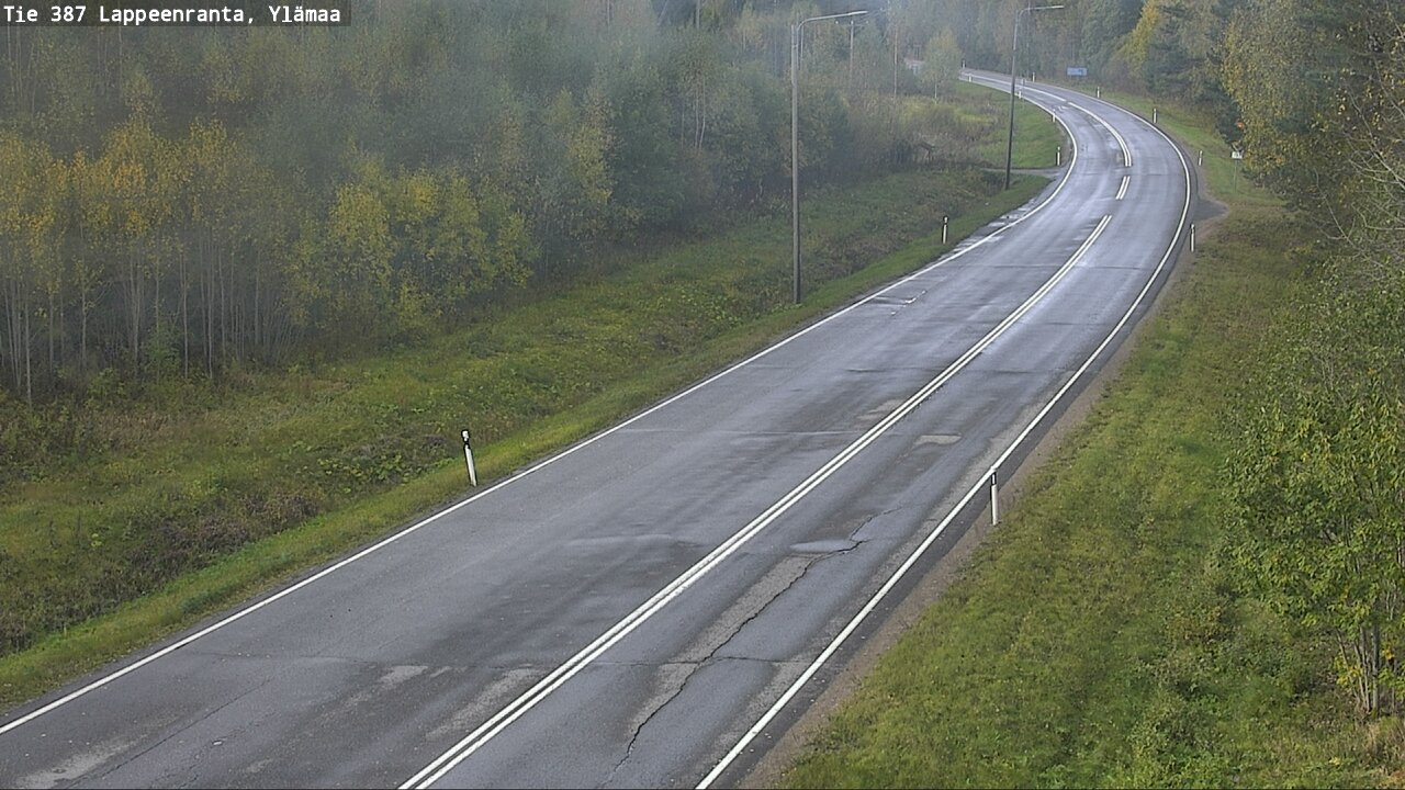 Weather Camera Image Road 387 Lappeenranta, Ylämaa, Lappeenranta, Etelä-Karjala