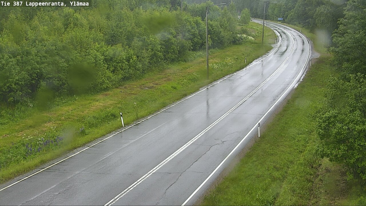 Weather Camera Image Road 387 Lappeenranta, Ylämaa, Lappeenranta, Etelä-Karjala
