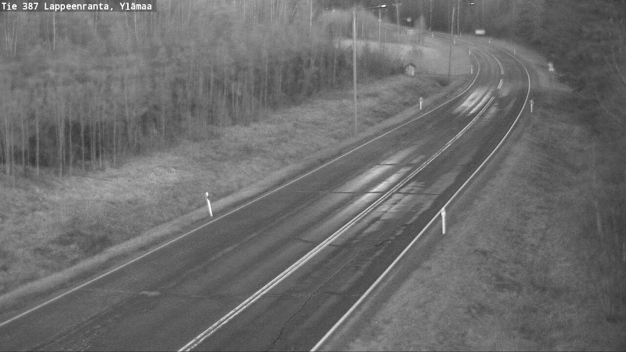 Weather Camera Image Väg 387 Villmarstrand, Ylämaa, Lappeenranta, Etelä-Karjala