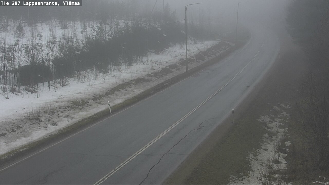 Weather Camera Image Road 387 Lappeenranta, Ylämaa, Lappeenranta, Etelä-Karjala