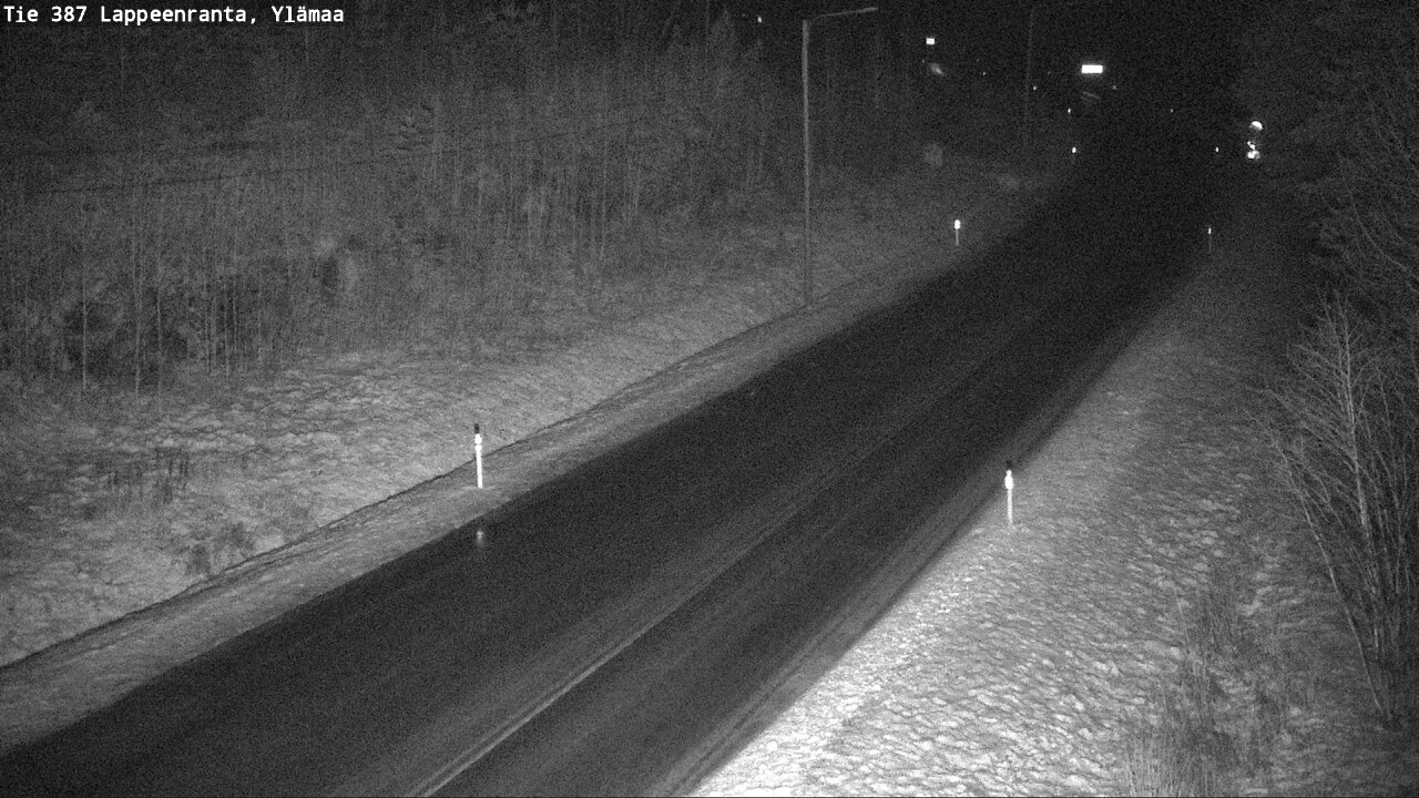 Weather Camera Image Väg 387 Villmarstrand, Ylämaa, Lappeenranta, Etelä-Karjala