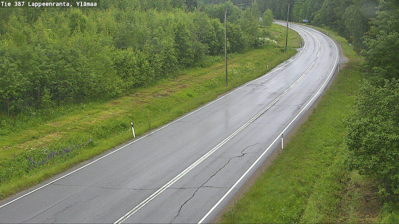 Weather Camera Image Road 387 Lappeenranta, Ylämaa, Lappeenranta, Etelä-Karjala