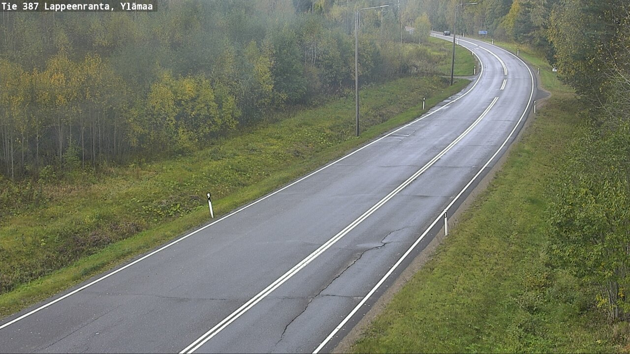 Weather Camera Image Road 387 Lappeenranta, Ylämaa, Lappeenranta, Etelä-Karjala