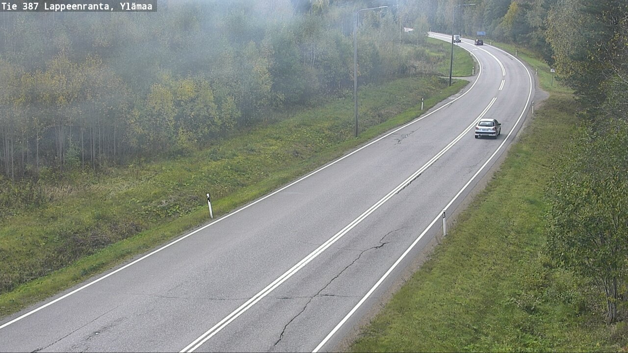 Weather Camera Image Road 387 Lappeenranta, Ylämaa, Lappeenranta, Etelä-Karjala