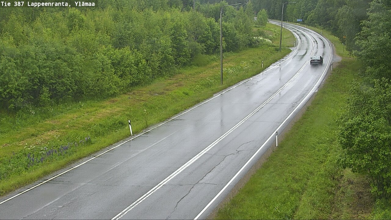 Weather Camera Image Road 387 Lappeenranta, Ylämaa, Lappeenranta, Etelä-Karjala