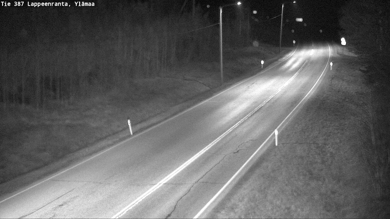 Weather Camera Image Väg 387 Villmarstrand, Ylämaa, Lappeenranta, Etelä-Karjala