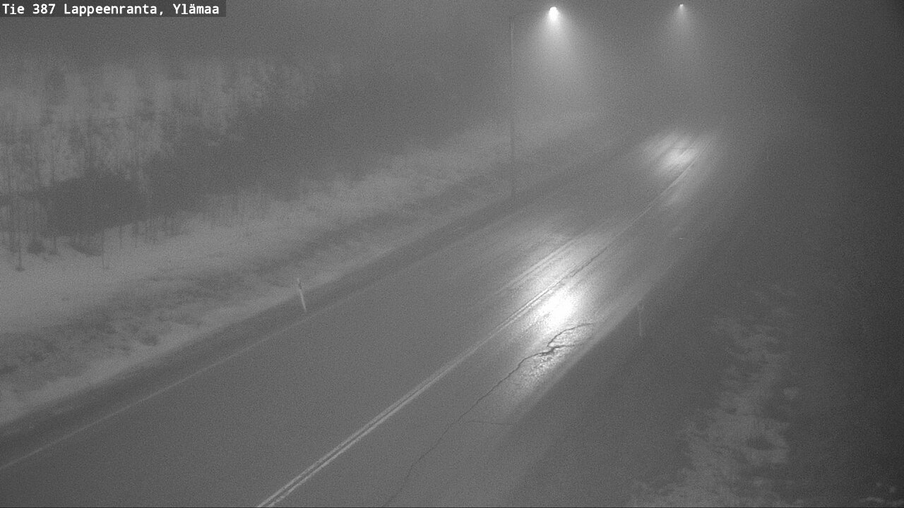 Weather Camera Image Road 387 Lappeenranta, Ylämaa, Lappeenranta, Etelä-Karjala