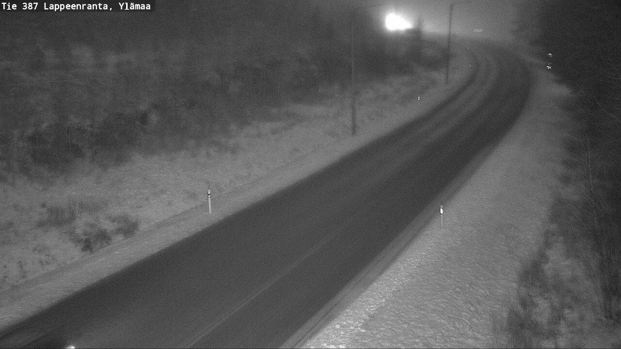 Weather Camera Image Väg 387 Villmarstrand, Ylämaa, Lappeenranta, Etelä-Karjala