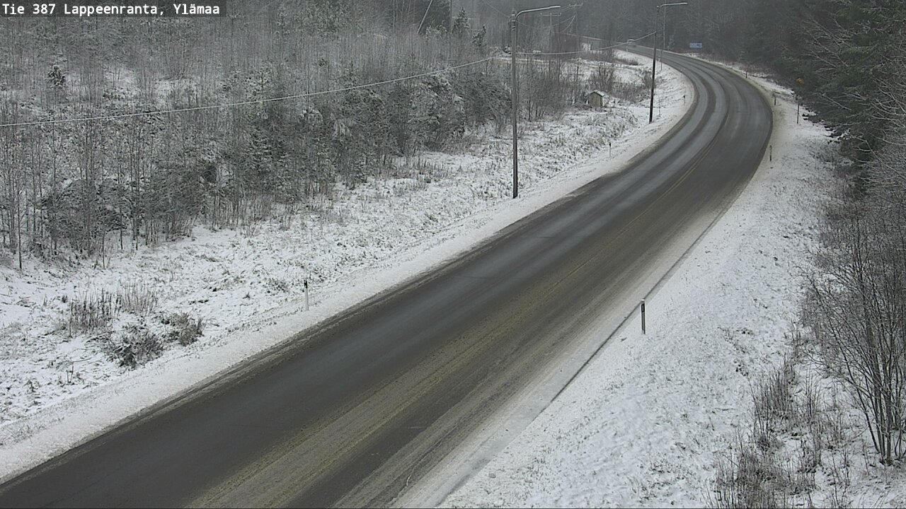 Weather Camera Image Väg 387 Villmarstrand, Ylämaa, Lappeenranta, Etelä-Karjala