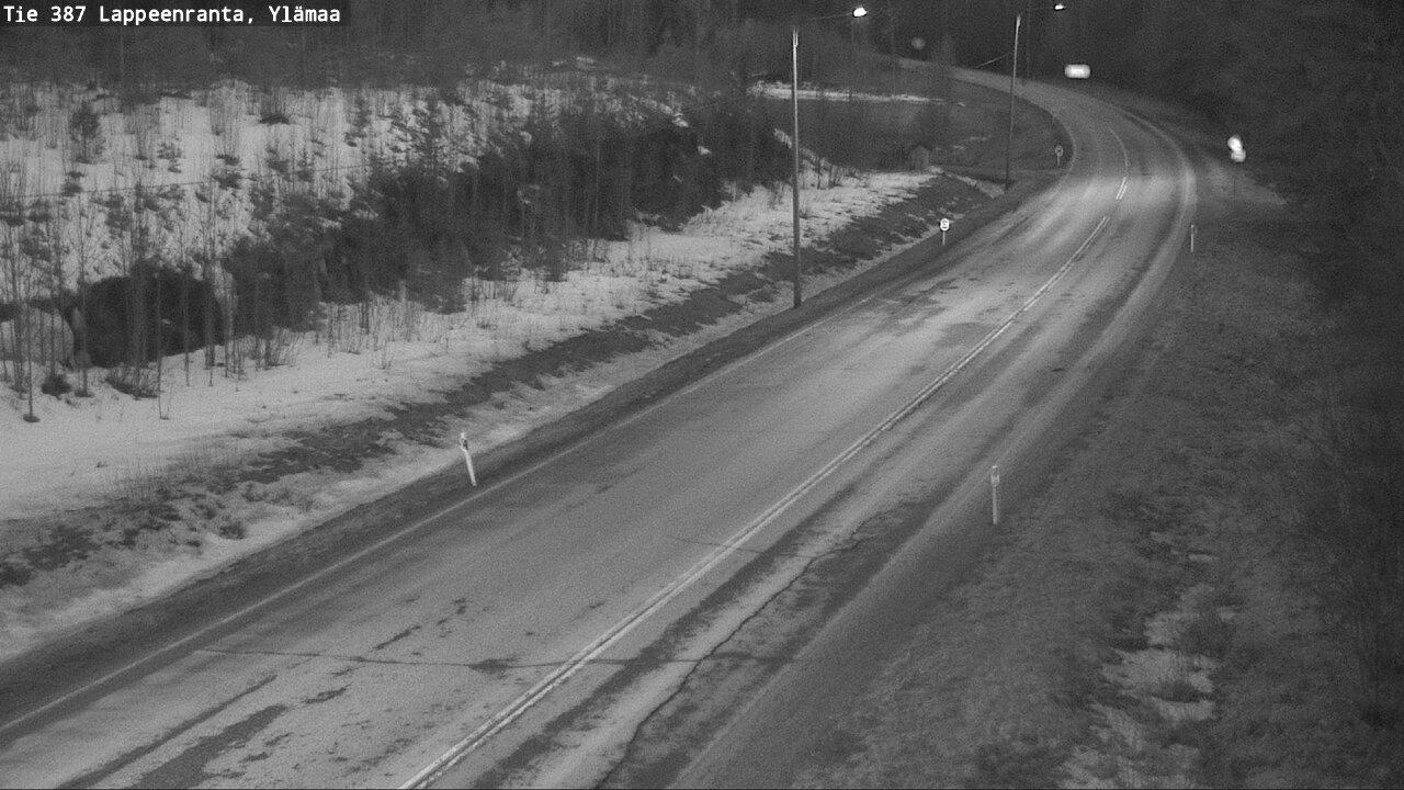 Weather Camera Image Road 387 Lappeenranta, Ylämaa, Lappeenranta, Etelä-Karjala