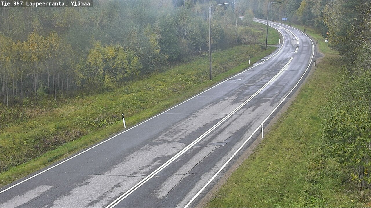 Weather Camera Image Road 387 Lappeenranta, Ylämaa, Lappeenranta, Etelä-Karjala