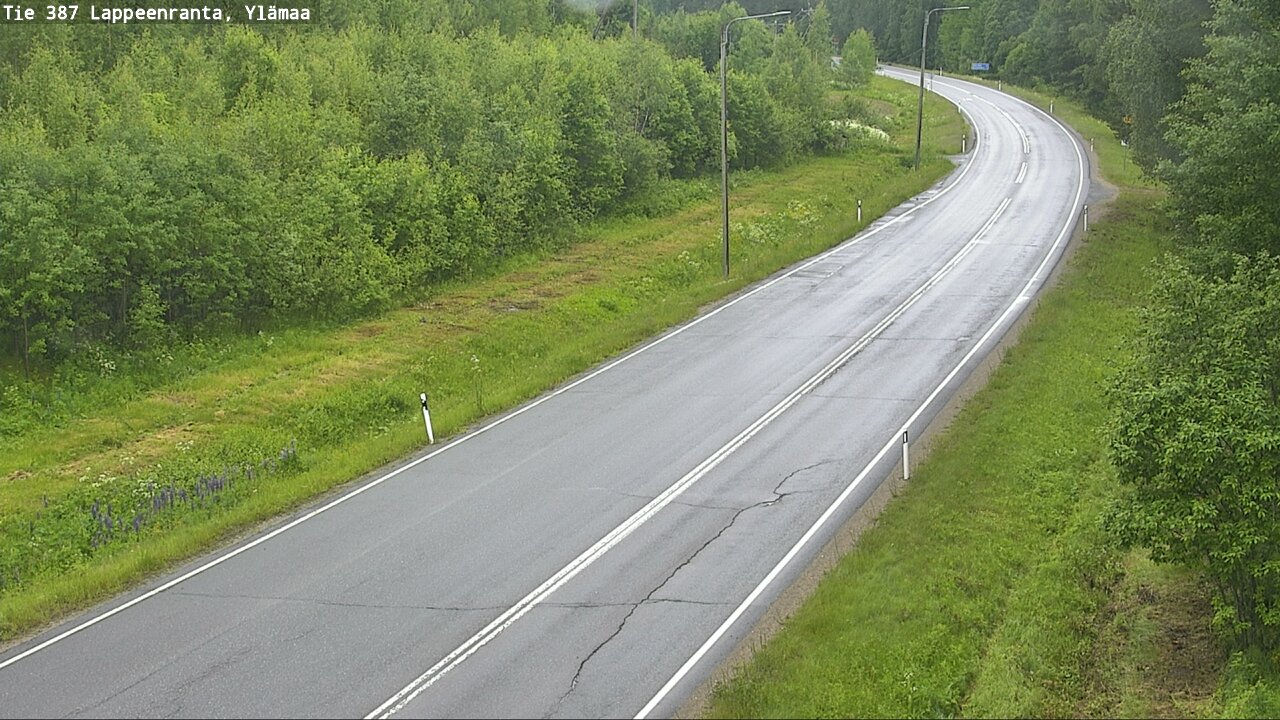 Weather Camera Image Road 387 Lappeenranta, Ylämaa, Lappeenranta, Etelä-Karjala