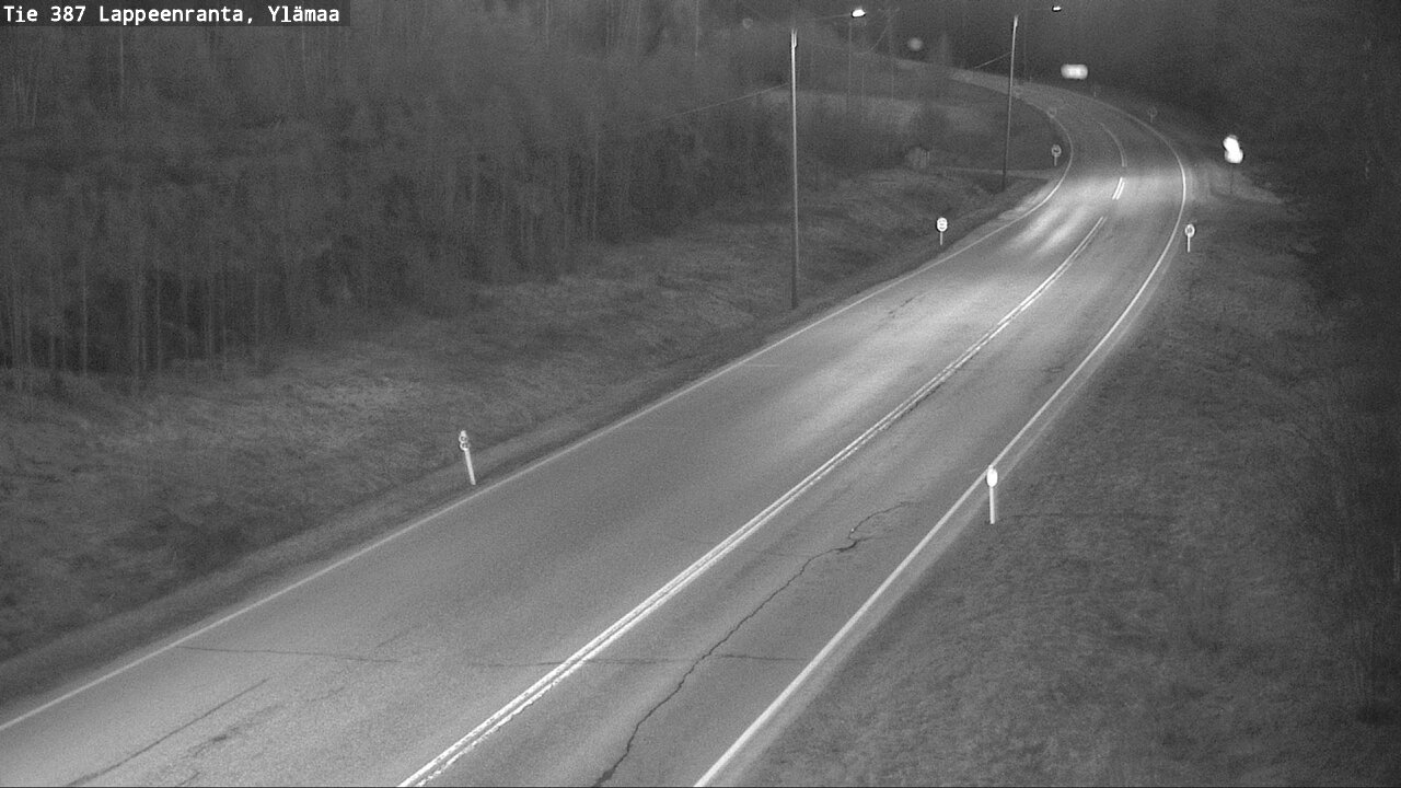 Weather Camera Image Väg 387 Villmarstrand, Ylämaa, Lappeenranta, Etelä-Karjala