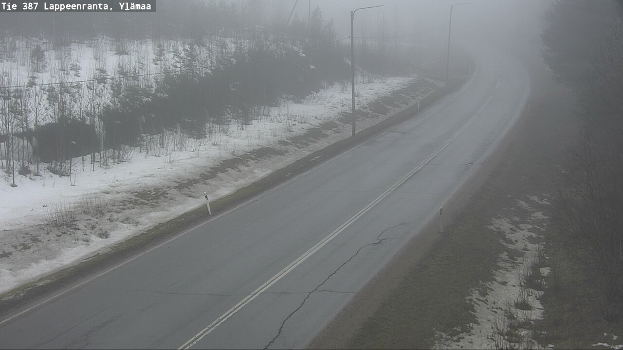 Weather Camera Image Road 387 Lappeenranta, Ylämaa, Lappeenranta, Etelä-Karjala