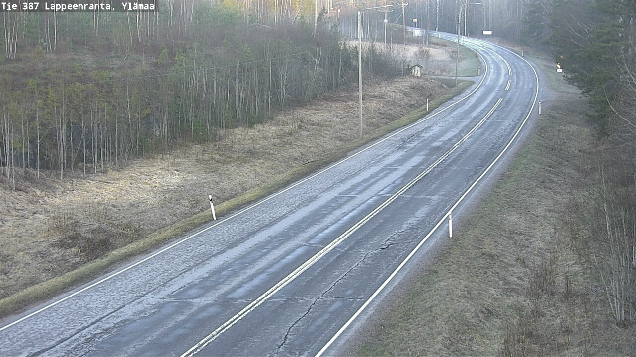 Weather Camera Image Väg 387 Villmarstrand, Ylämaa, Lappeenranta, Etelä-Karjala