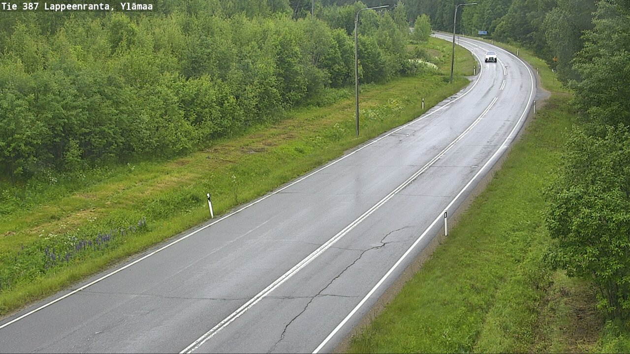Weather Camera Image Road 387 Lappeenranta, Ylämaa, Lappeenranta, Etelä-Karjala