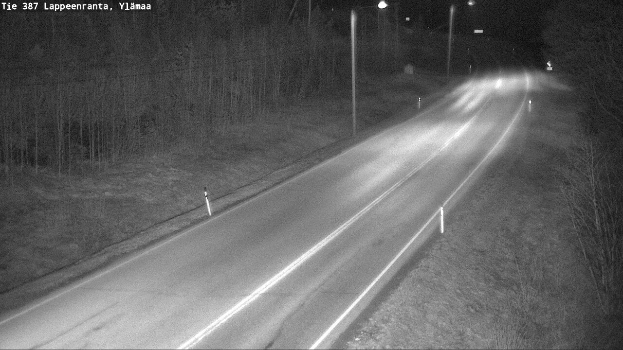 Weather Camera Image Road 387 Lappeenranta, Ylämaa, Lappeenranta, Etelä-Karjala