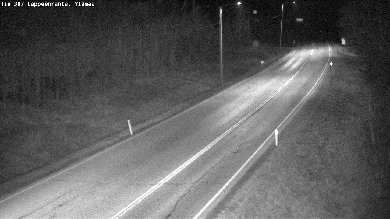 Weather Camera Image Road 387 Lappeenranta, Ylämaa, Lappeenranta, Etelä-Karjala