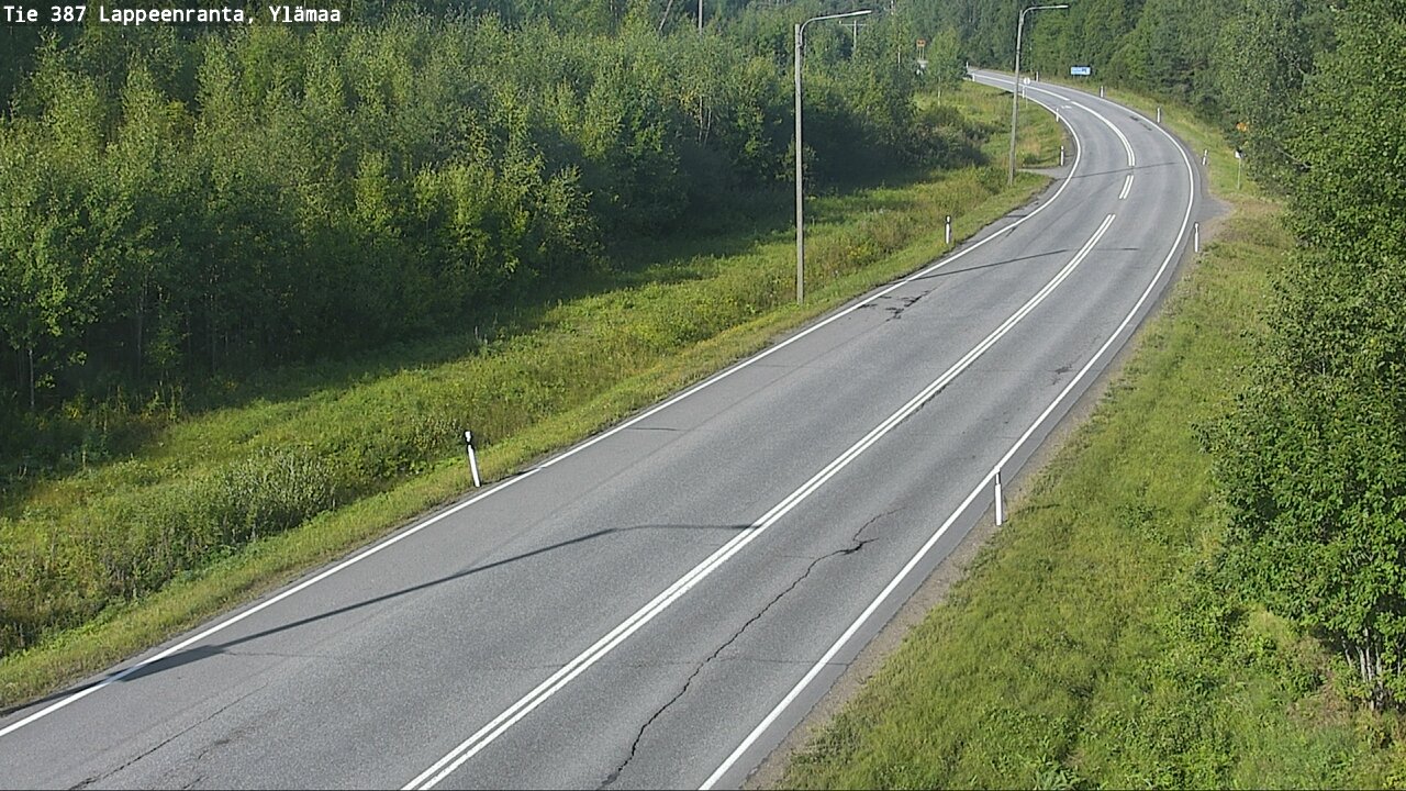 Weather Camera Image Road 387 Lappeenranta, Ylämaa, Lappeenranta, Etelä-Karjala
