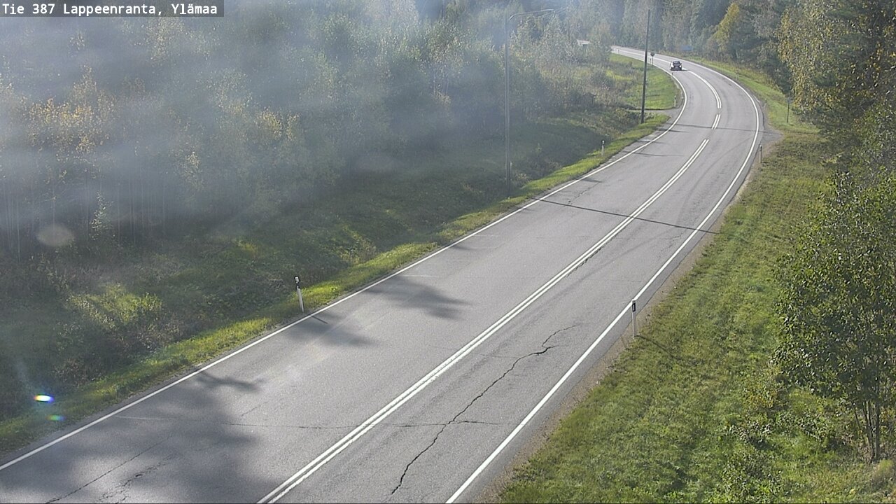Weather Camera Image Road 387 Lappeenranta, Ylämaa, Lappeenranta, Etelä-Karjala