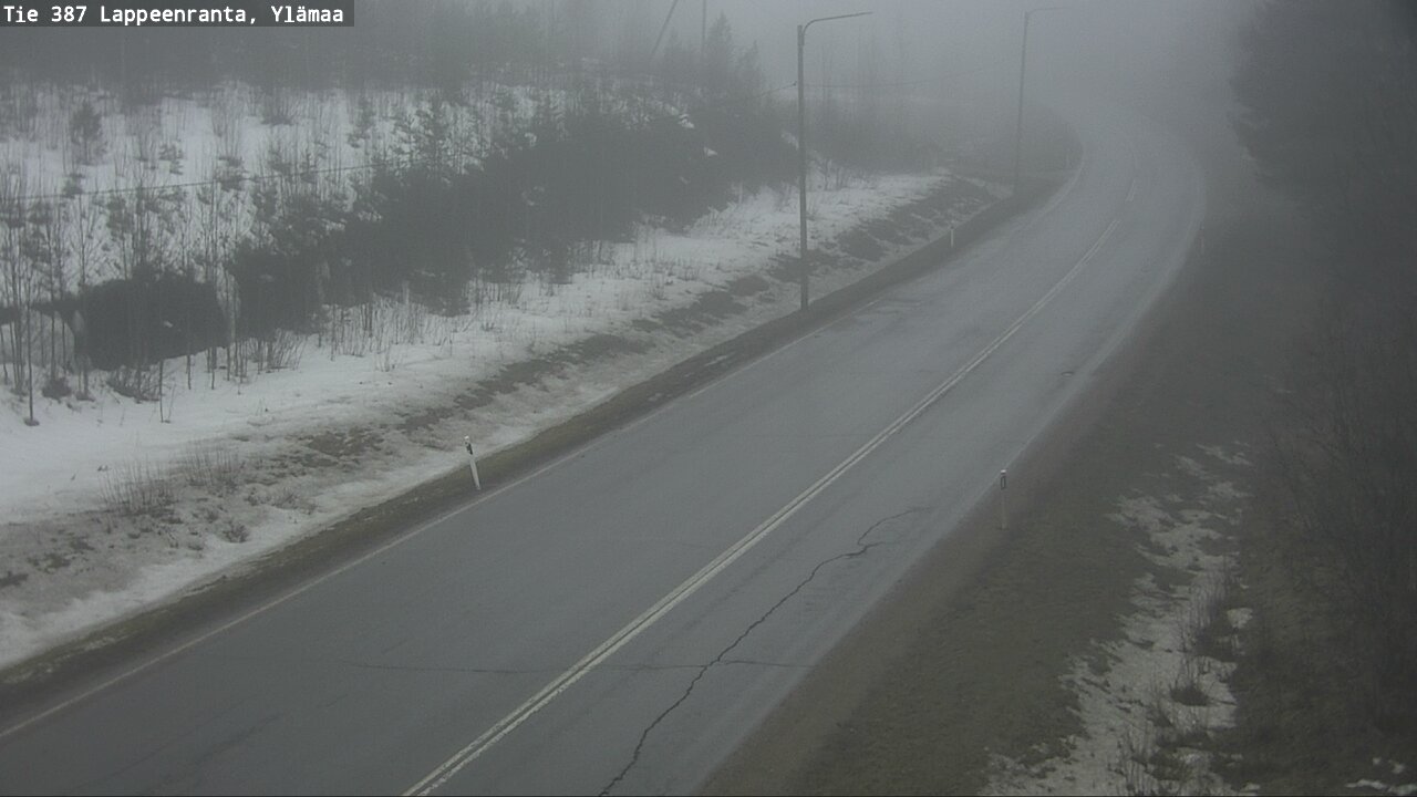 Weather Camera Image Road 387 Lappeenranta, Ylämaa, Lappeenranta, Etelä-Karjala