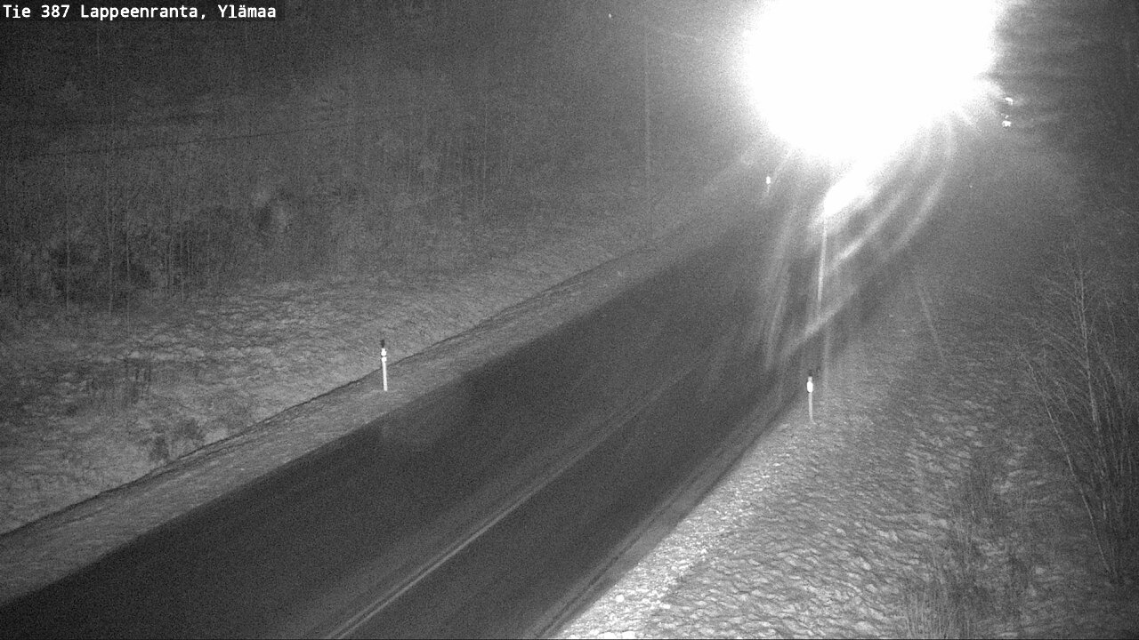 Weather Camera Image Väg 387 Villmarstrand, Ylämaa, Lappeenranta, Etelä-Karjala