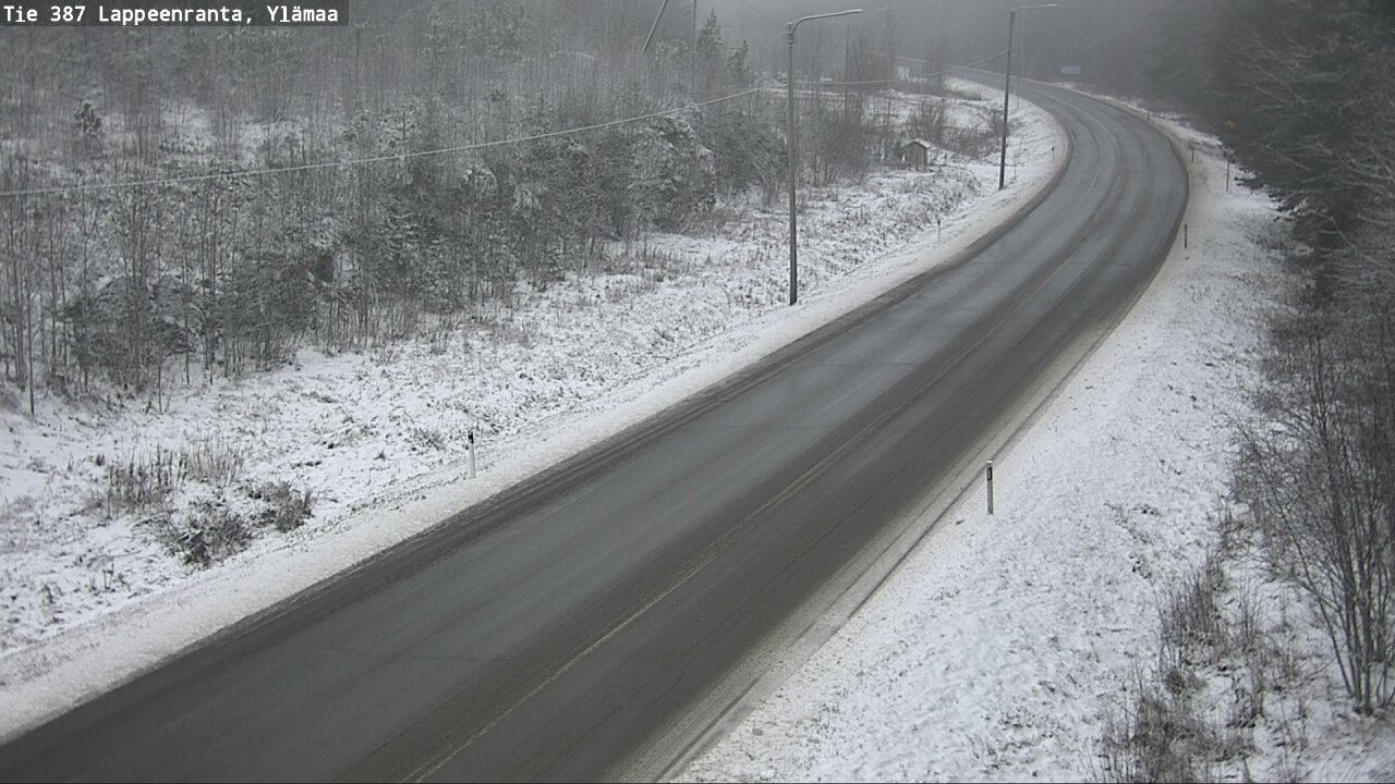 Weather Camera Image Väg 387 Villmarstrand, Ylämaa, Lappeenranta, Etelä-Karjala