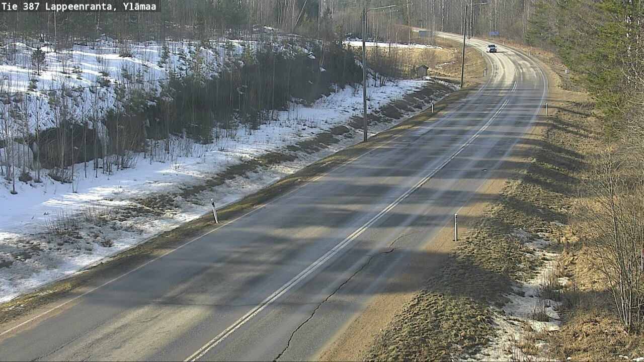 Weather Camera Image Road 387 Lappeenranta, Ylämaa, Lappeenranta, Etelä-Karjala