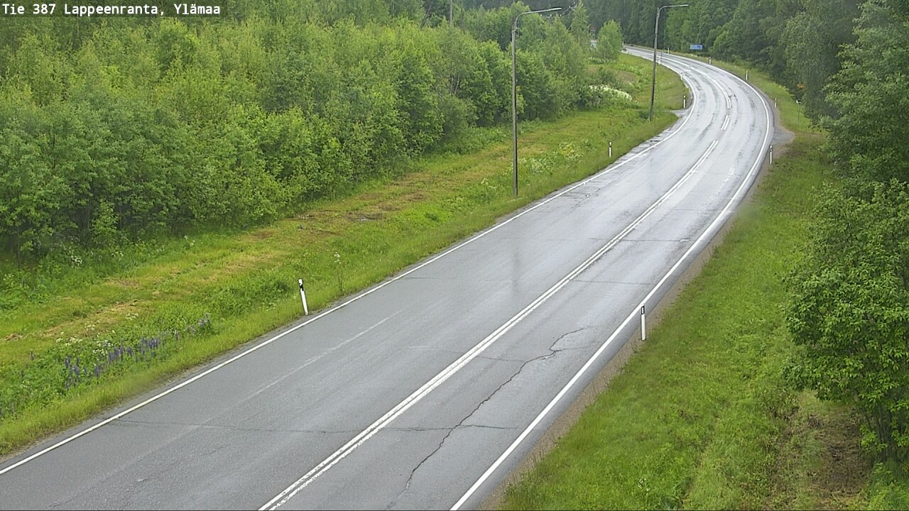 Weather Camera Image Road 387 Lappeenranta, Ylämaa, Lappeenranta, Etelä-Karjala