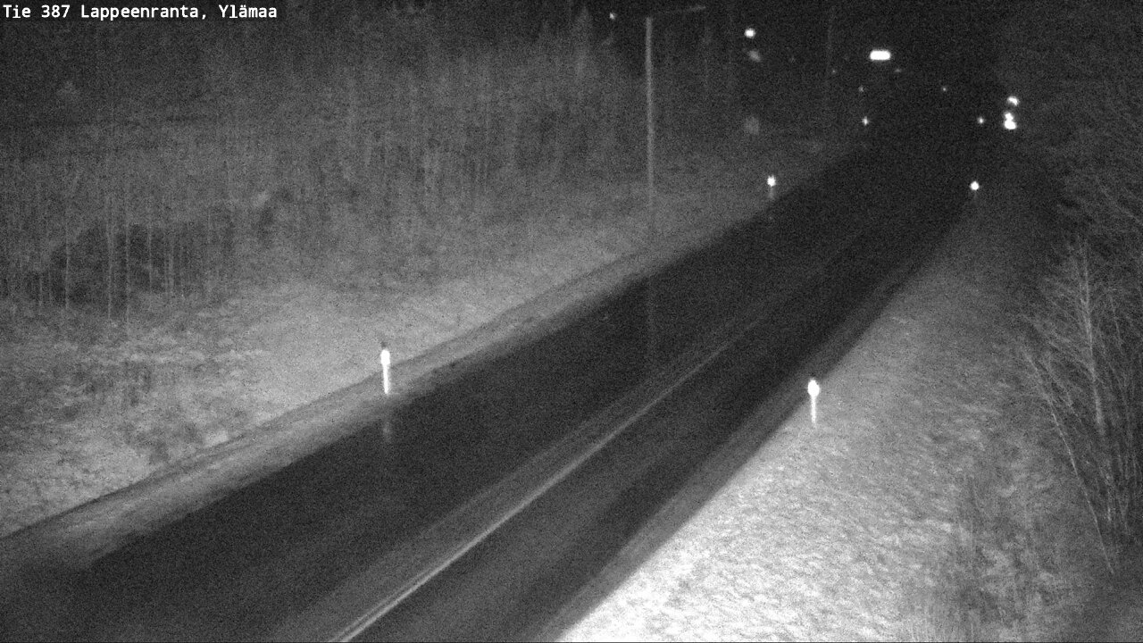 Weather Camera Image Väg 387 Villmarstrand, Ylämaa, Lappeenranta, Etelä-Karjala