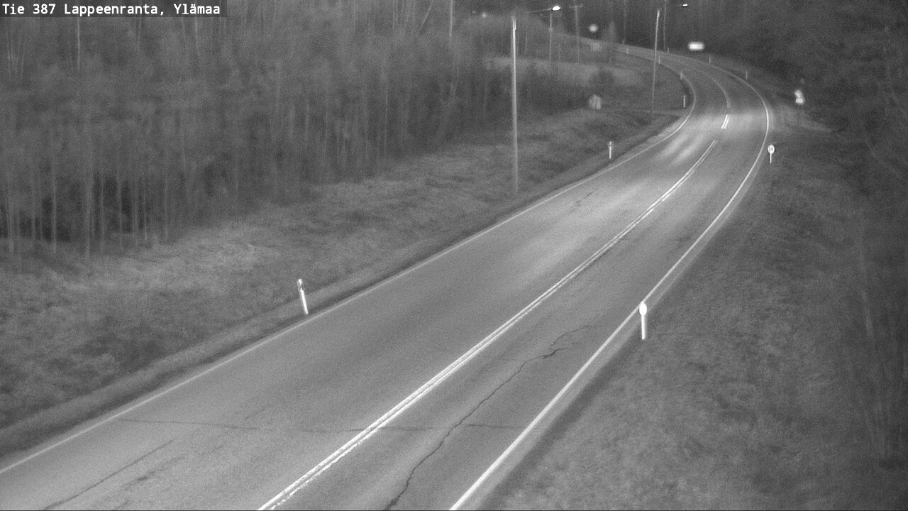 Weather Camera Image Road 387 Lappeenranta, Ylämaa, Lappeenranta, Etelä-Karjala