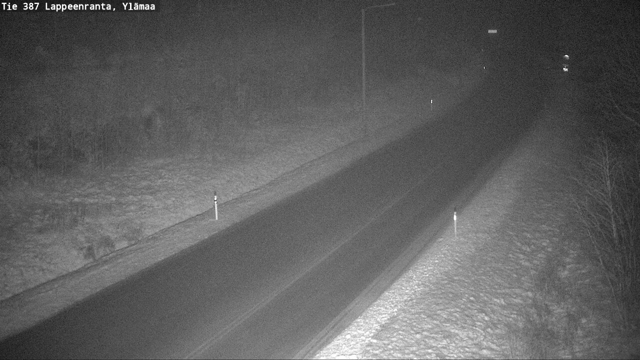 Weather Camera Image Väg 387 Villmarstrand, Ylämaa, Lappeenranta, Etelä-Karjala
