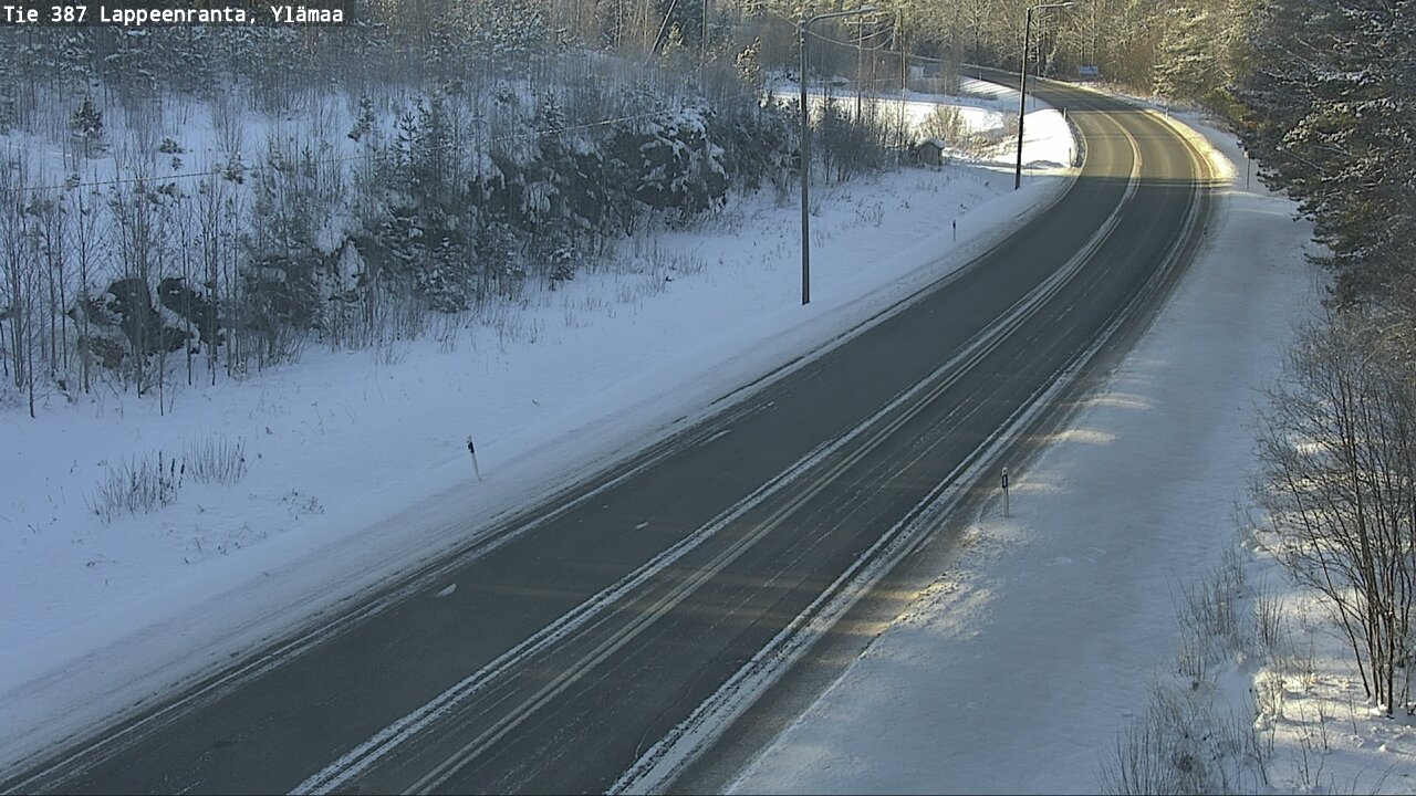 Weather Camera Image Road 387 Lappeenranta, Ylämaa, Lappeenranta, Etelä-Karjala