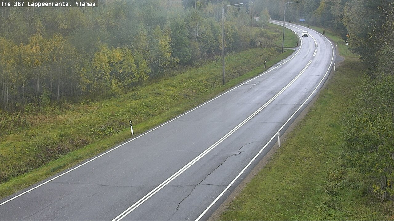 Weather Camera Image Road 387 Lappeenranta, Ylämaa, Lappeenranta, Etelä-Karjala