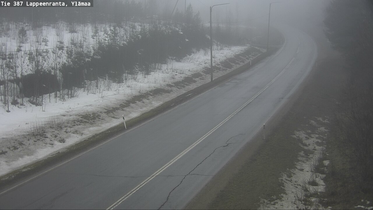 Weather Camera Image Road 387 Lappeenranta, Ylämaa, Lappeenranta, Etelä-Karjala