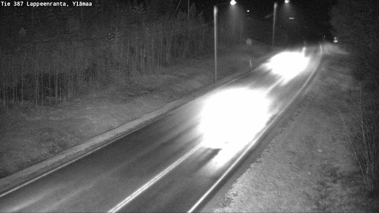 Weather Camera Image Road 387 Lappeenranta, Ylämaa, Lappeenranta, Etelä-Karjala