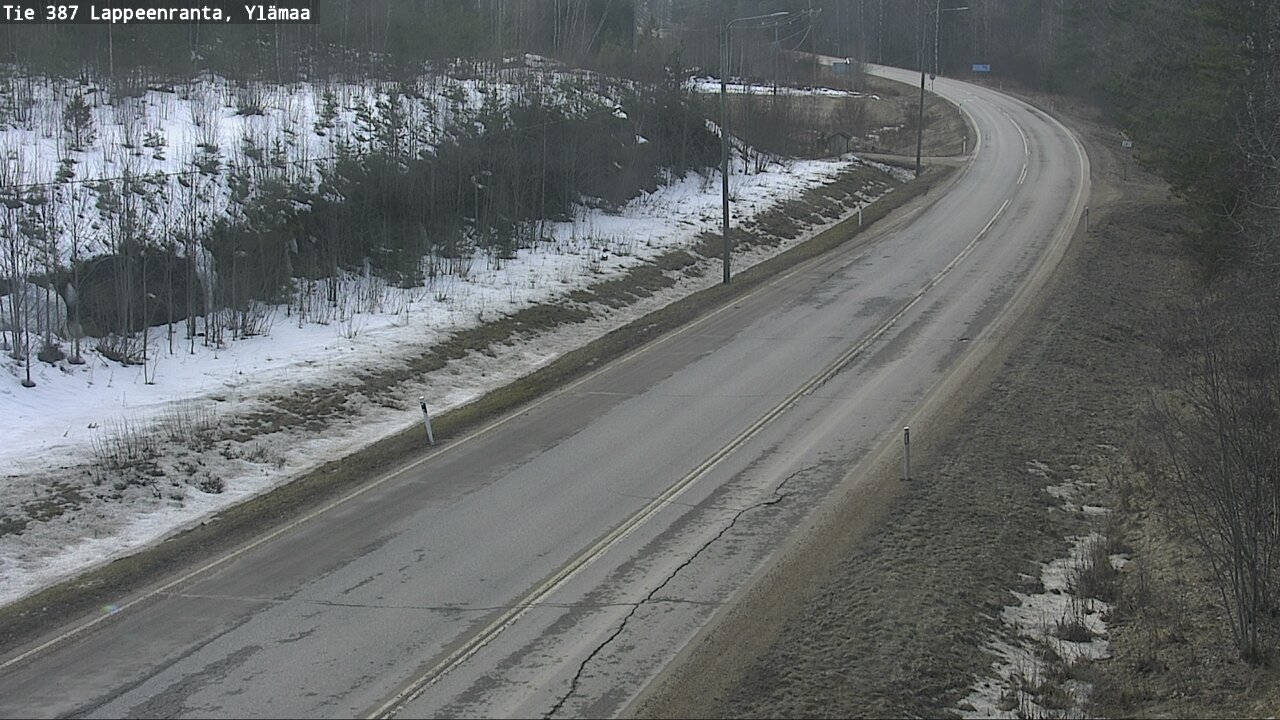Weather Camera Image Road 387 Lappeenranta, Ylämaa, Lappeenranta, Etelä-Karjala