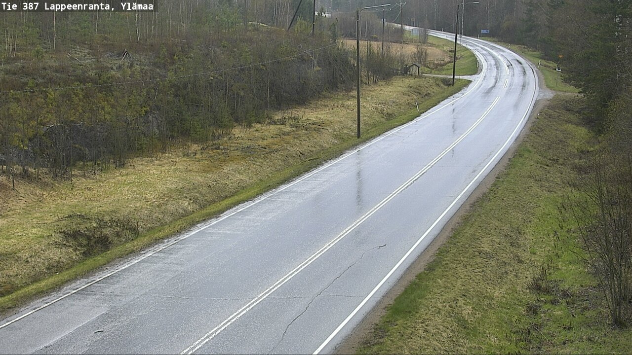 Weather Camera Image Väg 387 Villmarstrand, Ylämaa, Lappeenranta, Etelä-Karjala