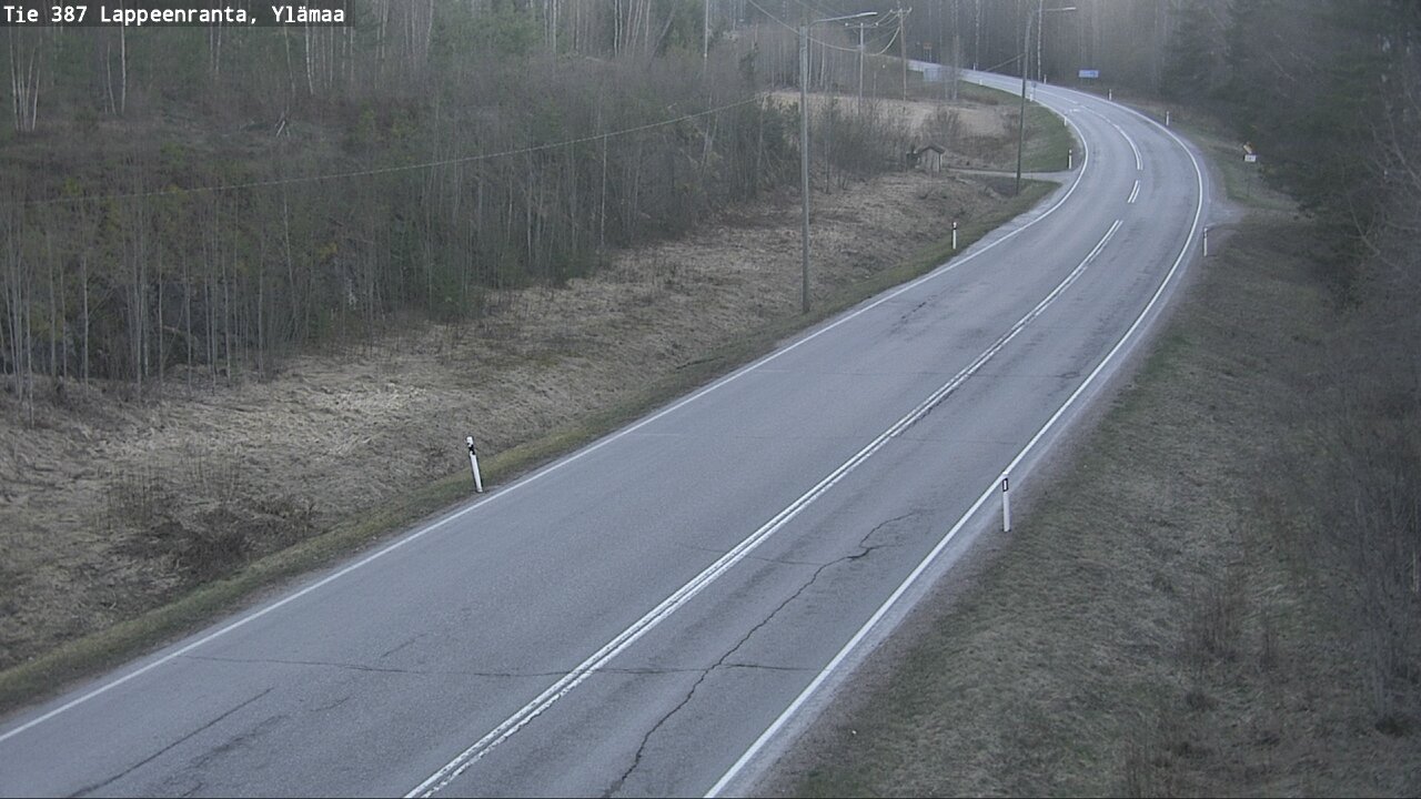 Weather Camera Image Väg 387 Villmarstrand, Ylämaa, Lappeenranta, Etelä-Karjala
