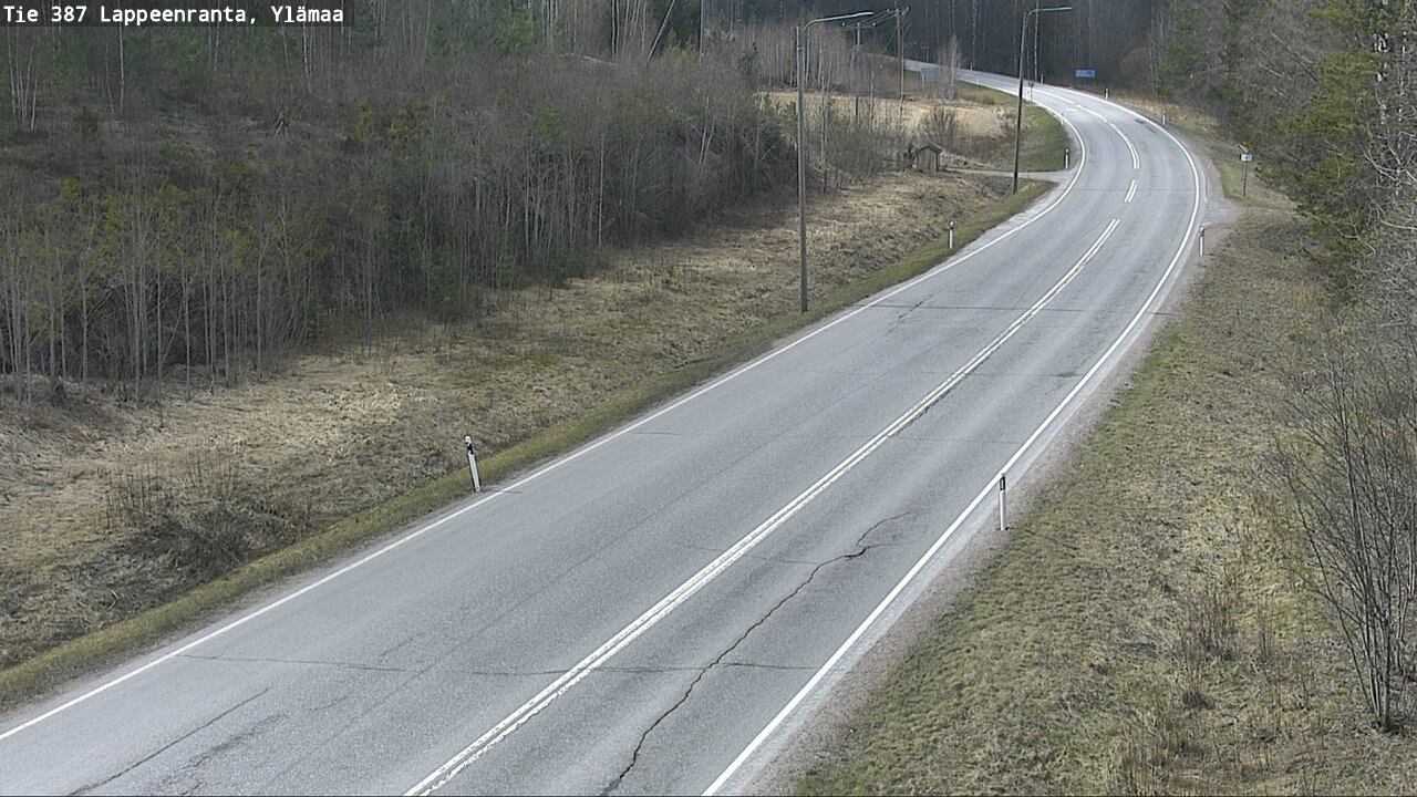 Weather Camera Image Väg 387 Villmarstrand, Ylämaa, Lappeenranta, Etelä-Karjala