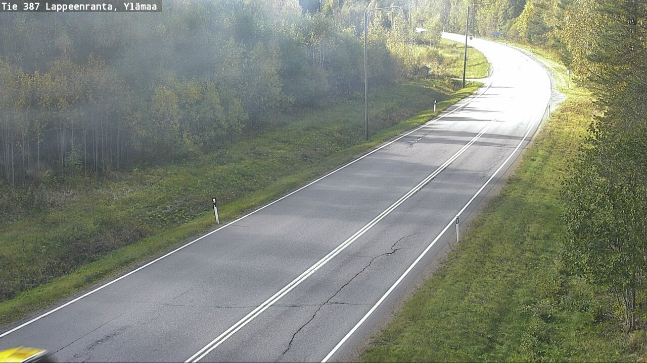 Weather Camera Image Road 387 Lappeenranta, Ylämaa, Lappeenranta, Etelä-Karjala